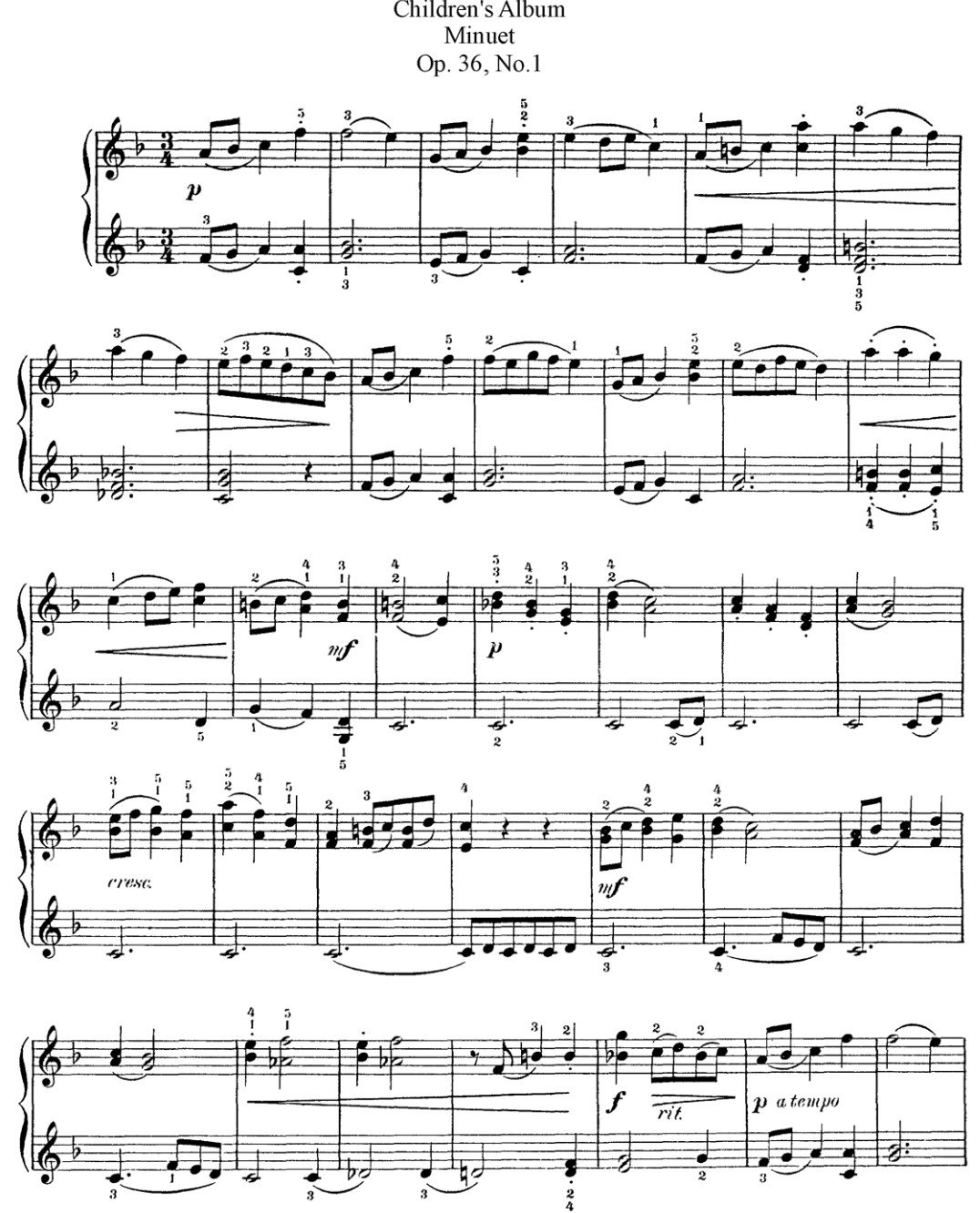 Э. Бич - Детский альбом